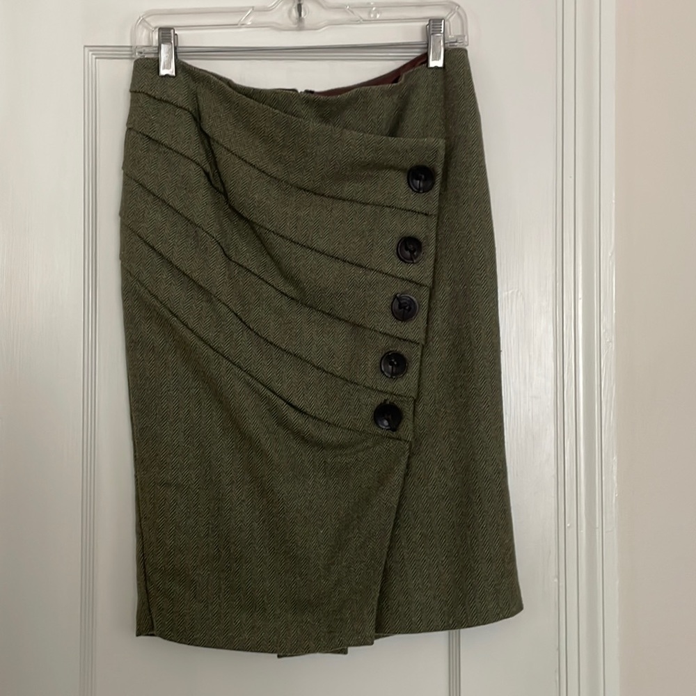 Eva Franco size 6 wool blend pencil skirt